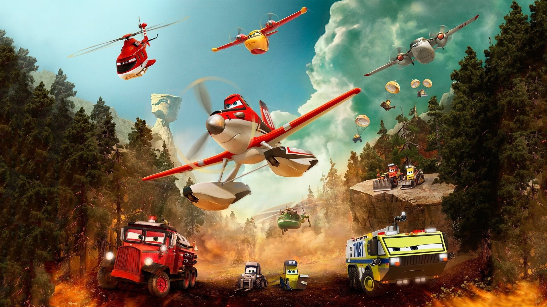 Thế giới may bay: anh hùng & biển lửa - Planes: fire & rescue