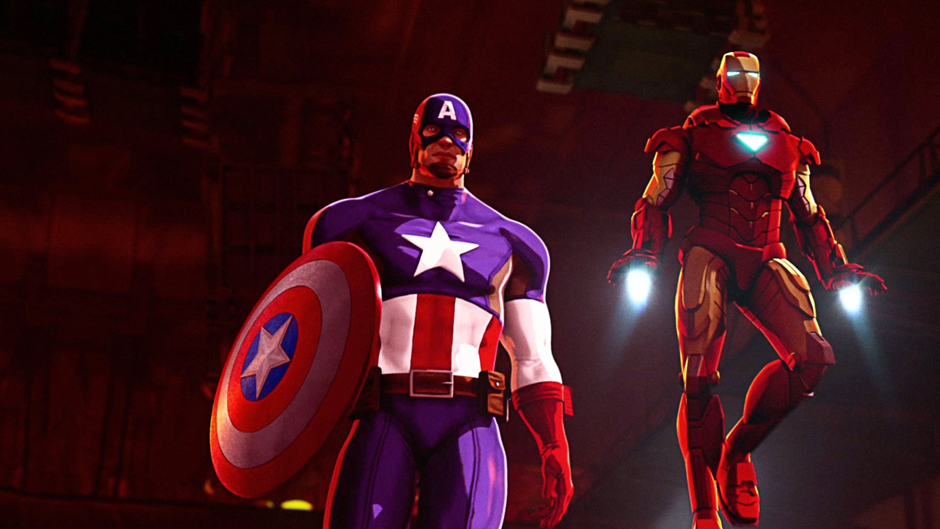 Người sắt và đội trưởng mỹ: liên minh anh hùng - Iron man and captain america: heroes united