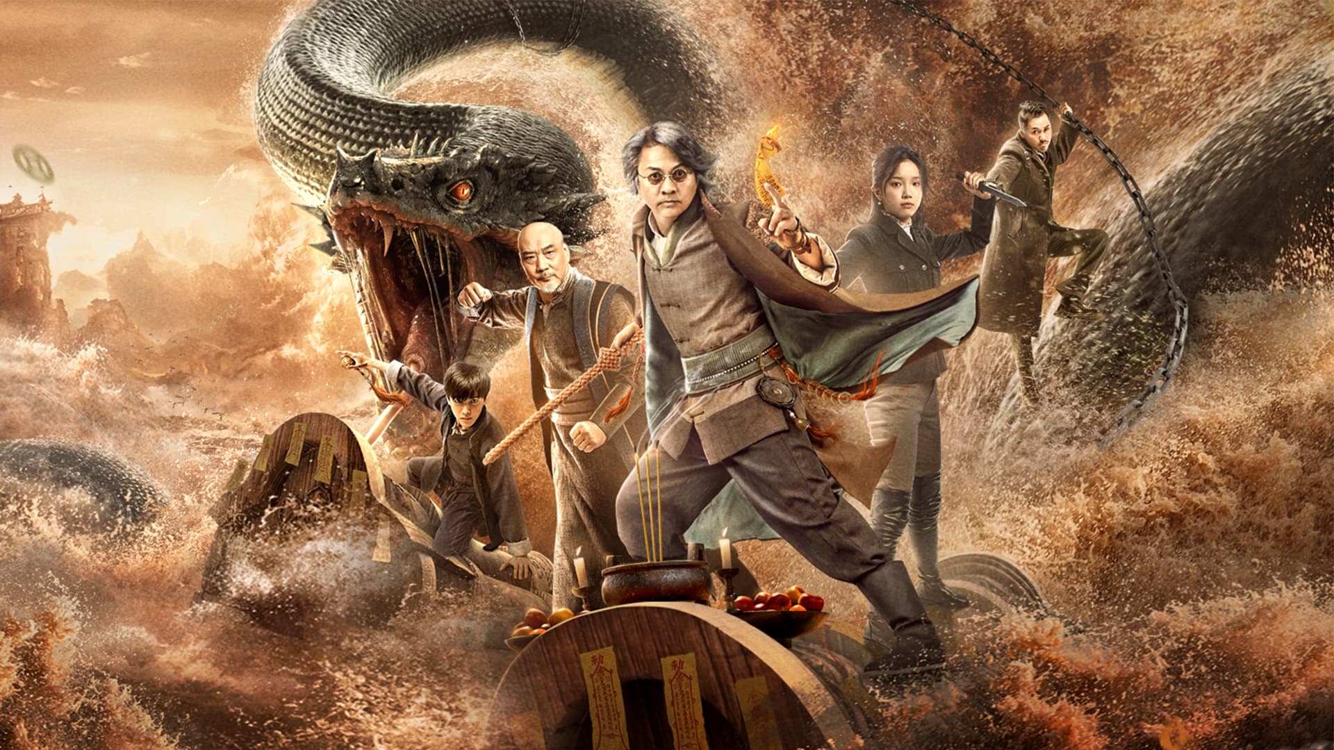 Xem Phim Cự Xà Sông Hoàng Hà - Giant Snake Events In Yellow River 2023